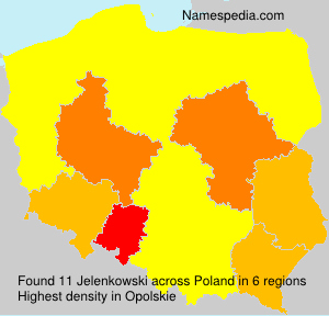 Surname Jelenkowski in Poland Surname Jelenkowski in Poland