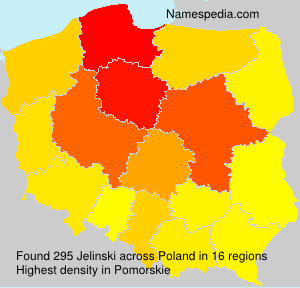 Surname Jelinski in Poland Surname Jelinski in Poland