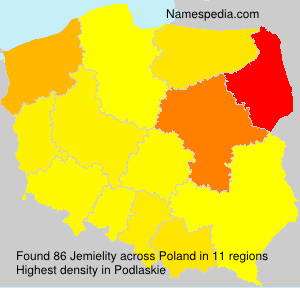 Surname Jemielity in Poland Surname Jemielity in Poland