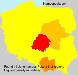 Surname Jench in Poland Surname Jench in Poland