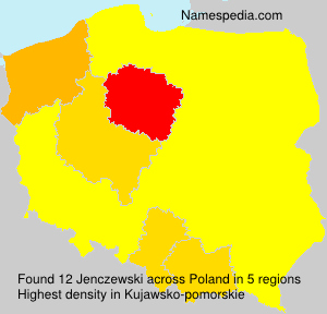 Surname Jenczewski in Poland Surname Jenczewski in Poland