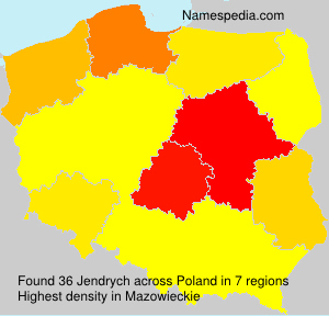 Surname Jendrych in Poland