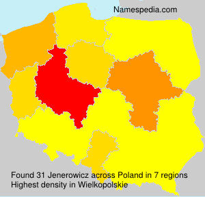 Surname Jenerowicz in Poland Surname Jenerowicz in Poland