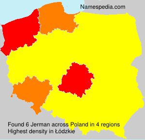 Surname Jerman in Poland Surname Jerman in Poland