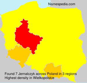 Surname Jernalczyk in Poland Surname Jernalczyk in Poland