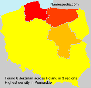 Surname Jerzman in Poland Surname Jerzman in Poland