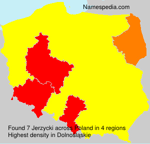 Surname Jerzycki in Poland Surname Jerzycki in Poland