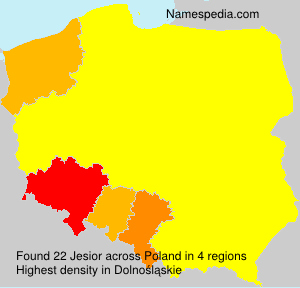 Surname Jesior in Poland Surname Jesior in Poland