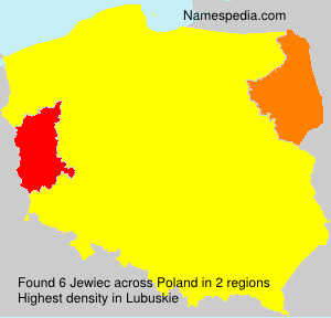 Surname Jewiec in Poland Surname Jewiec in Poland