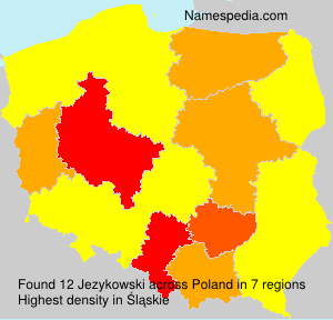 Surname Jezykowski in Poland Surname Jezykowski in Poland