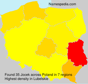 Surname Jocek in Poland Surname Jocek in Poland