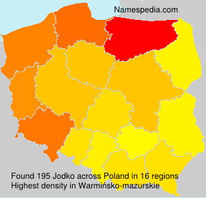 Surname Jodko in Poland Surname Jodko in Poland