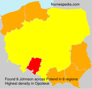 Surname Johnson in Poland Surname Johnson in Poland