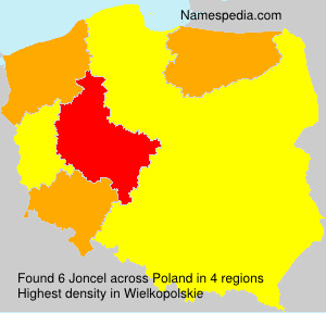 Surname Joncel in Poland Surname Joncel in Poland
