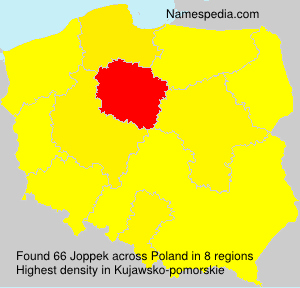 Surname Joppek in Poland Surname Joppek in Poland