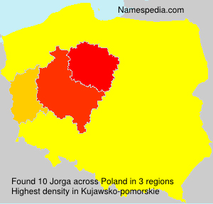 Surname Jorga in Poland Surname Jorga in Poland