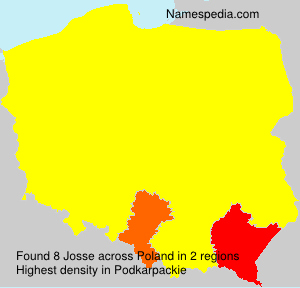 Surname Josse in Poland Surname Josse in Poland