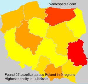 Surname Jozefko in Poland Surname Jozefko in Poland