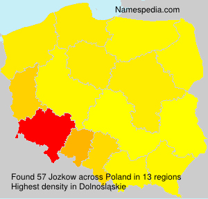 Surname Jozkow in Poland Surname Jozkow in Poland