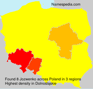 Surname Jozwenko in Poland Surname Jozwenko in Poland