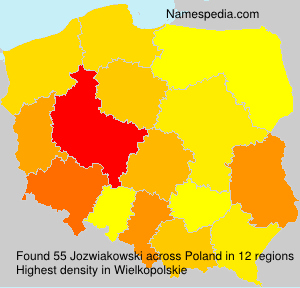 Surname Jozwiakowski in Poland Surname Jozwiakowski in Poland