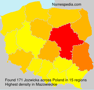 Surname Jozwicka in Poland Surname Jozwicka in Poland