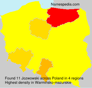 Surname Jozwowski in Poland Surname Jozwowski in Poland