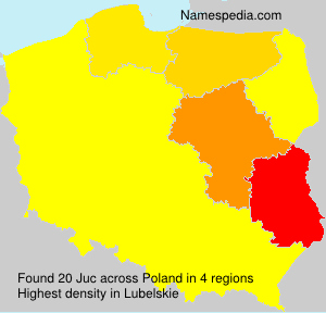 Surname Juc in Poland Surname Juc in Poland