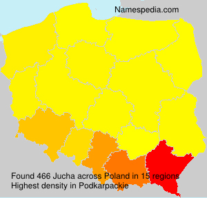 Surname Jucha in Poland Surname Jucha in Poland