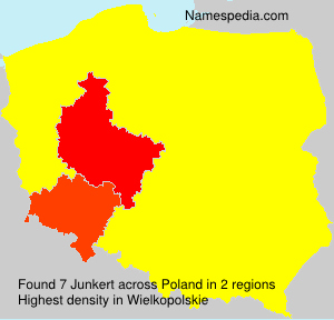 Surname Junkert in Poland Surname Junkert in Poland