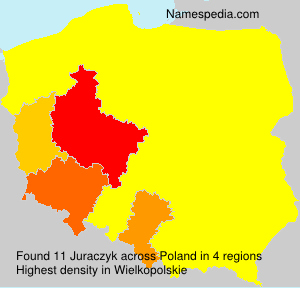 Surname Juraczyk in Poland Surname Juraczyk in Poland