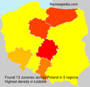 Surname Juraniec in Poland Surname Juraniec in Poland