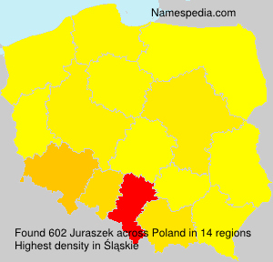 Surname Juraszek in Poland