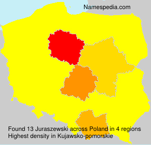 Surname Juraszewski in Poland Surname Juraszewski in Poland
