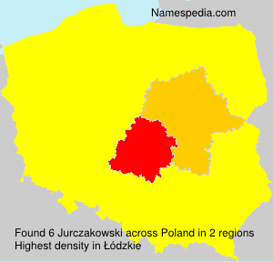 Surname Jurczakowski in Poland Surname Jurczakowski in Poland