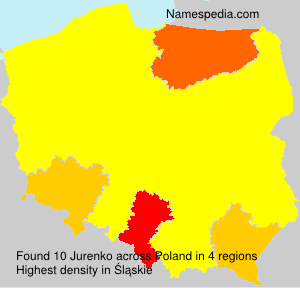 Surname Jurenko in Poland Surname Jurenko in Poland