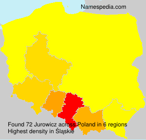 Surname Jurowicz in Poland Surname Jurowicz in Poland