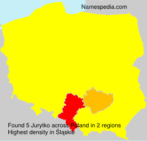 Surname Jurytko in Poland Surname Jurytko in Poland