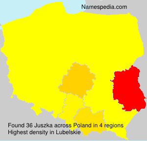 Surname Juszka in Poland Surname Juszka in Poland