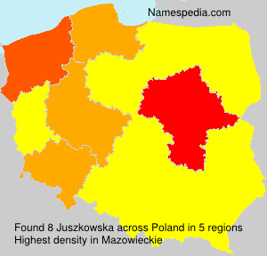 Surname Juszkowska in Poland Surname Juszkowska in Poland