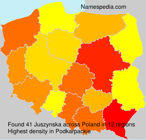 Surname Juszynska in Poland Surname Juszynska in Poland