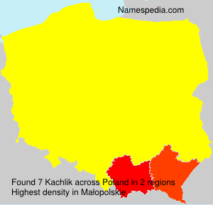 Surname Kachlik in Poland Surname Kachlik in Poland