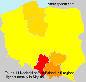 Surname Kacinski in Poland Surname Kacinski in Poland