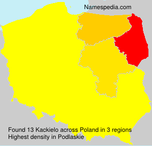 Surname Kackielo in Poland Surname Kackielo in Poland