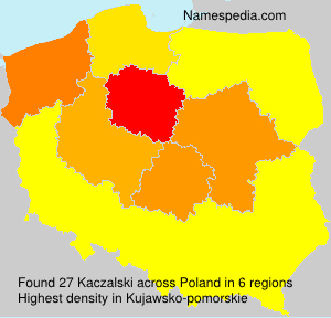 Surname Kaczalski in Poland Surname Kaczalski in Poland
