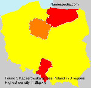 Surname Kaczerowska in Poland Surname Kaczerowska in Poland