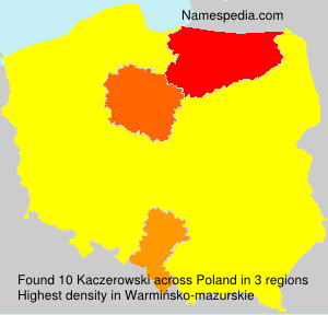 Surname Kaczerowski in Poland Surname Kaczerowski in Poland