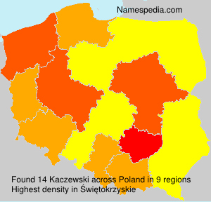 Surname Kaczewski in Poland Surname Kaczewski in Poland