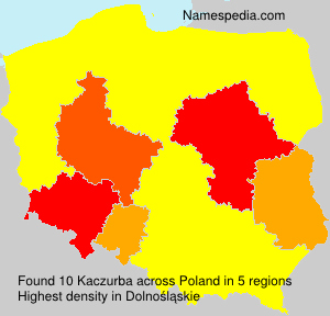 Surname Kaczurba in Poland Surname Kaczurba in Poland