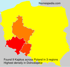 Surname Kajdrys in Poland Surname Kajdrys in Poland
